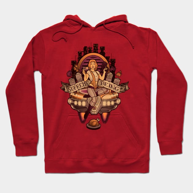 Supremebeing hoodie on sale